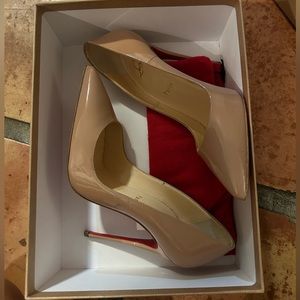 Gently used Louboutins size 7 only used twice originally $700 bought at Saks.
